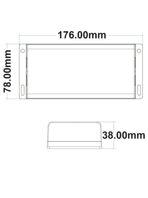 Sys-Pro RGB + W rádió PWM Mesh dimmer IP67, 1-4 csatornás, 12-36V DC 4x5A