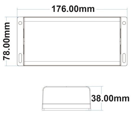 Sys-Pro RGB + W rádió PWM Mesh dimmer IP67, 1-4 csatornás, 12-36V DC 4x5A