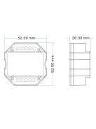 Sys-Pro nyom/rádió Mesh dimmer 0/1-10V kimenet és kapcsoló, 85-265V, 1.5 A