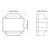   Sys-Pro nyom/rádió Mesh dimmer 0/1-10V kimenet és kapcsoló, 85-265V, 1.5 A