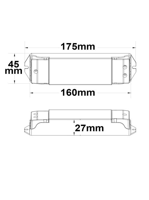 Sys-Pro 1xnyom/4x1-10V bemenet PWM-dimmer, 4 csatornás, 12-36V DC 4x5A