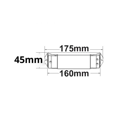 DALI DT6 PWM dimmer, 4 csatornás,12-24VDC 4x5A
