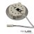   LED bútorba süllyesztett szpot, MiniAMP, ezüst, 2W, 24V DC meleg fehér 3000K, szabályozható