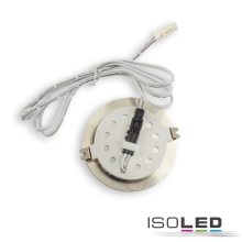 LED bútorba süllyesztett szpot, MiniAMP, ezüst, 2W, 24V DC semleges fehér 4000K, szabályozható