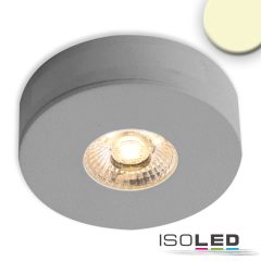   LED süllyesztheto/felületre szerelt lámpa MiniAMP alu csiszolt, 3W, 24V DC, meleg fehér, dimmelheto