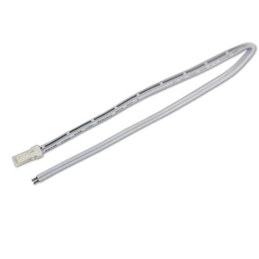MiniAMP csatlakozó Male, 100cm, 2-pólusú, fehér, max. 3A.