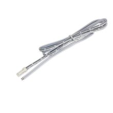 MiniAMP csatlakozó Male, 30cm, 2-pólusú, fehér, max. 3A.