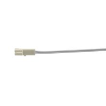 MiniAMP csatlakozó Female, 30cm, 2-pólusú, fehér, max. 3A.