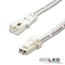 MiniAMP kiterjesztés Male-Female, 50cm, 2-pólusú, fehér, max. 3A.
