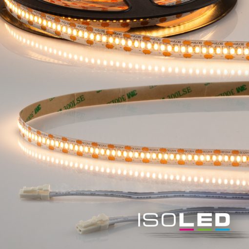 LED CRI925 MiniAMP flex. szalag, 12V, 6W, IP20, 2500K, 250cm, kétoldalas 30cm kábel + maleAMP