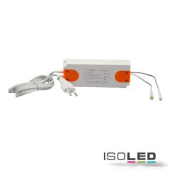   LED-es transzformátor MiniAMP 12V/DC, 0-50W, 120cm kábel lapos csatlakozóval, másodlagos 2 aljzat