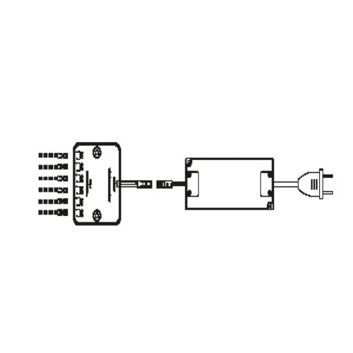 MiniAMP LED Touch/Funk PWM fényero szabályozó, 1 csatorna, 12-24V DC 5A, távirányítóval