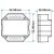   Sys-Pro Push switch RF konverterhez,2-Push bemenet Funk-Output  Switch/Dimm/CCT/ RGB/RGB+W,100-240 V