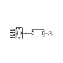 MiniAMP LED Touch/Funk PWM fényero-szabályozó rendszer PIR érzékelovel,1 csat, 12-24V DC 5A, funk