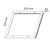 Szerelokeret fehér RAL 9016 LED panelhez 625x625