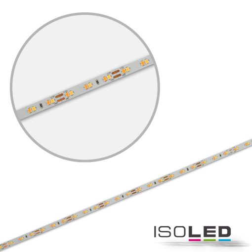 LED CRI919/940 MiniAMP flex. szalag, 12V, 10W, IP20, fehér színu, 250cm, kétoldalas kábel + maleAMP, 126 LED/m
