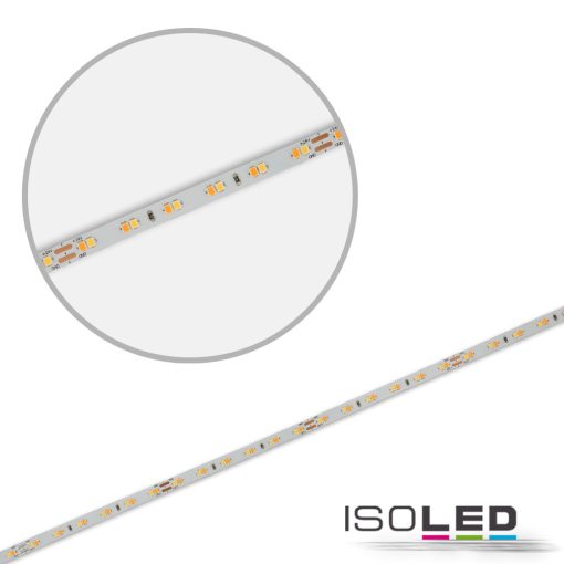 LED CRI919/940 MiniAMP flex. szalag, 24V, 10W, IP20, fehér színu, 500cm, kétoldalas kábel + maleAMP, 126 LED/m