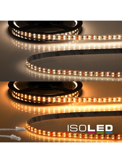 LED CRI919/940 MiniAMP flex. szalag, 24V, 20W, IP20, fehér dyn., 250cm, kétoldalas kábel + maleAMP