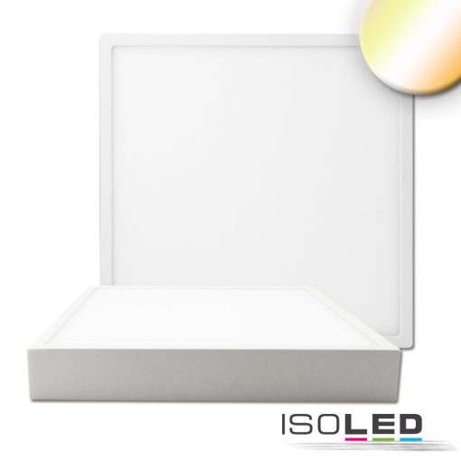 LED mennyezeti lámpatest PRO fehér, 30W, 300x300mm, ColorSwitch 2700|3000|4000K, dimmelheto