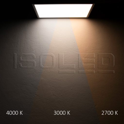 LED mennyezeti lámpatest PRO fehér, 30W, 300x300mm, ColorSwitch 2700|3000|4000K, dimmelheto