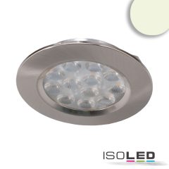   MiniAMP LED bútor szpot, ezüst, 4W, 60 °, 24 V DC meleg fehér 3000K, dimmelheto
