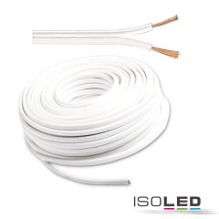   Kábel, 2 pólusú 0,75mm2 H03VH-H YZWL, fehér/fehér, AWG 18, 1 tekercs = 25m