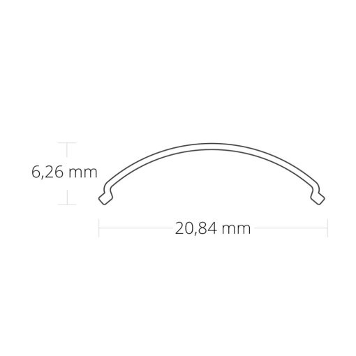 Fedél COVER49 opál/szaténnal felszerelt  H:200 cm CORNER10 SLIM profilhoz
