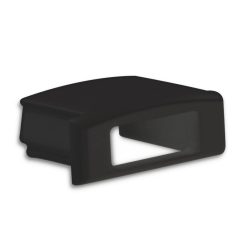   EC76B végfedél EC76B fekete a PURE14 S profilhoz kábelvezetéssel, 1 db