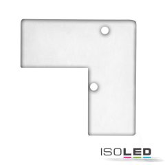   EC93 alumínium fehér RAL 9003 végfedél profil HIDE ANGLE-hez, csavarokkal 
