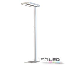 LED Office Pro állólámpa Up+Down, 40+40W, UGR<19, ezüst, semleges fehér,vezérlo dimmelheto, CH S-sel