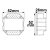 Sys-Pro Mesh jelismétlo, max. 30m, 12-24V DC / 100-240V AC