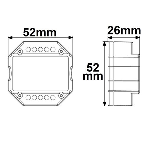 Sys-Pro Mesh jelismétlo, max. 30m, 12-24V DC / 100-240V AC
