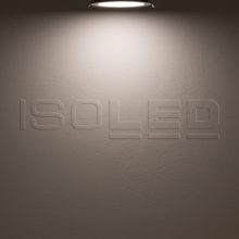 LED mélysugárzó, 12W, kerek, ultra lapos, ezüst, semleges fehér, dimmelheto