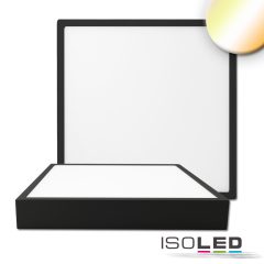   LED mennyezeti lámpa PRO fekete, 30W, 300x300mm, ColorSwitch 2700|3000|4000K, dimmelheto