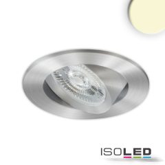   LED süllyesztett lámpa Slim68 MiniAMP alumínium csiszolt, kerek 8W, 24V DC, meleg fehér, dimmelheto