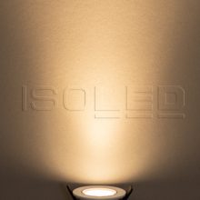 LED süllyesztett lámpa Slim68 MiniAMP alumínium csiszolt, kerek 8W, 24V DC, meleg fehér, dimmelheto
