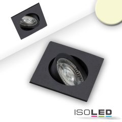   LED süllyesztett lámpa Slim68 fekete, szögletes, 9W, meleg fehér, dimmelheto