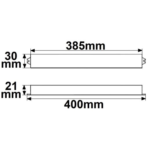 LED PWM transzformátor 24V/DC, 0-240W, vékony, Push/Dali-2 dimmelheto, IP67, SELV