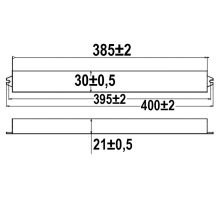 LED PWM transzformátor 24V/DC, 0-240W, vékony, Push/Dali-2 dimmelheto, IP67, SELV