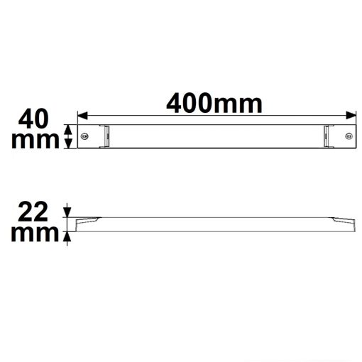 LED PWM transzformátor 24V/DC, 0-250W, vékony, Push/Dali-2 dimmelheto, SELV