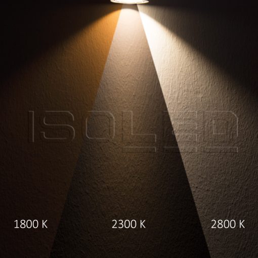 LED süllyesztett lámpa Sunset Slim68 fehér, szögletes, 9W, 1800-2800K, dim-to-warm