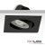 LED süllyesztett lámpa Sunset Slim68 fekete, szögletes, 9W, 1800-2800K, dim-to-warm