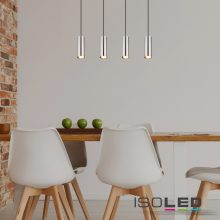 Függesztett lámpa nikkel matt, 4xGU10 foglalat, izzók nélkül