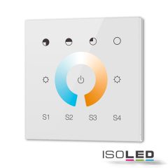  DALI DT8 CCT 1 csoportos süllyesztett érintésvezérlo, fehér, 100-240V AC vagy DALI buszfeszültséggel