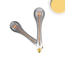 E27 Vintage Line LED vízcsepp füstös, 4W 2200K