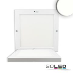   Mennyezeti lámpa Slim 18mm,PIR mozgás/fényérzékelovel,fehér,18W,inkl. transzformátorral, seml. fehér