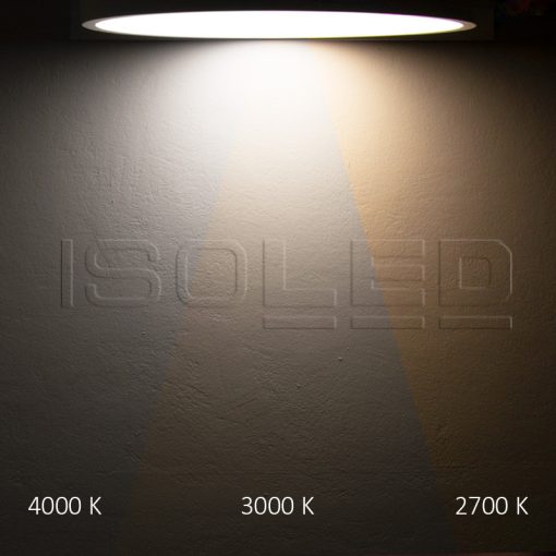 LED mennyezeti lámpa PRO fehér, 36W, kerek, 500mm, ColorSwitch 2700|3000|4000K, dimmelheto