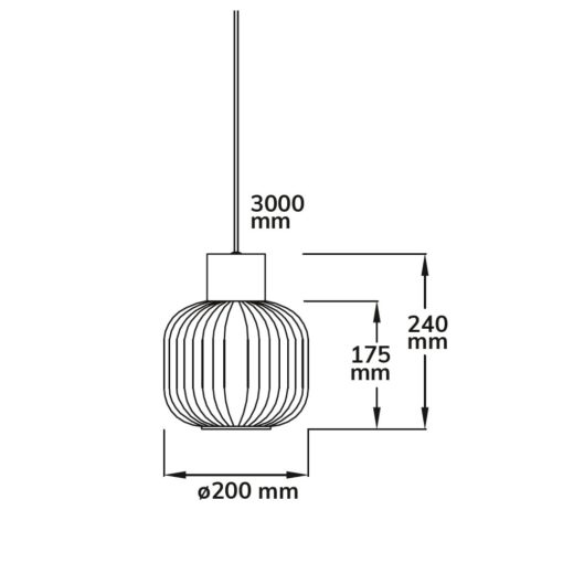 Függesztett lámpa, fehér üveg, kerek, E27, 50-00cm, izzó nélkül, baldachin nélkül