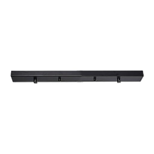 Mennyezeti baldachin, hosszúkás, fekete, 2-szeres felfüggesztés esetén