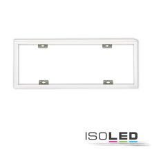 Szerelokeret fehér RAL 9016, mag. 7cm, 1200x300 LED panelekhez, dugaszolható gyorsszereléssel.